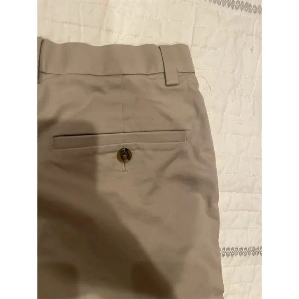 Brooks Brothers Men's Beige Chino Pants Size 33x30 Stretch Straight Leg - Picture 10 of 14